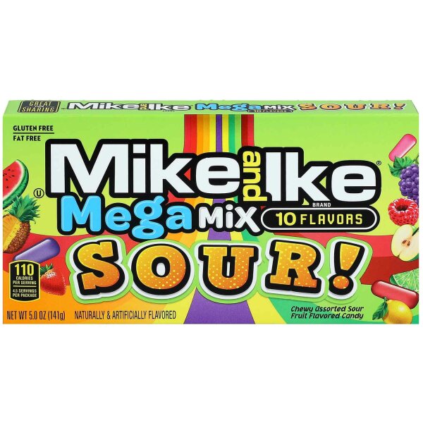 Mike and Ike Mega Mix Sour 141g -MHD 30.06.2022-