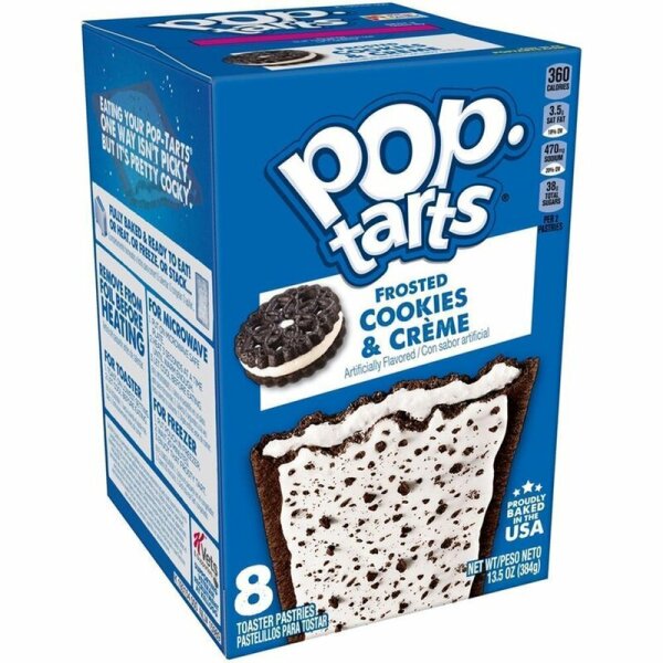 Pop Tarts Frosted Cookies and Cream 384g