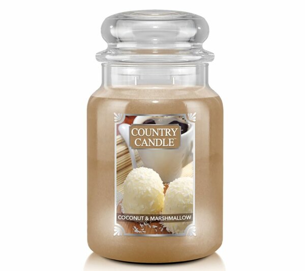Country Candle Coconut & Marshmallow (23 oz-Glas, 2-Docht)