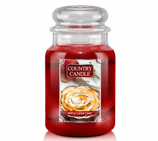 Country Candle Apple Cider Cake (23 oz-Glas, 2-Docht)