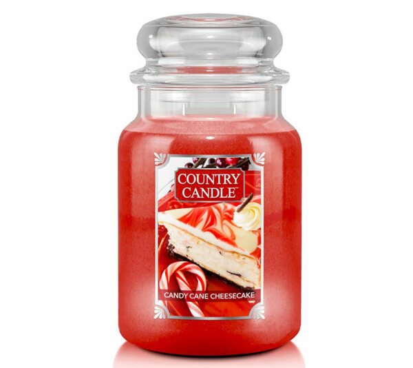 Country Candle Candy Cane Cheesecake Large (23 oz-Glas, 2-Docht)