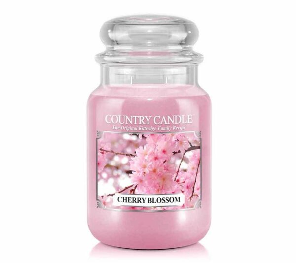 Country Candle Cherry Blossom Large (23 oz-Glas, 2-Docht)