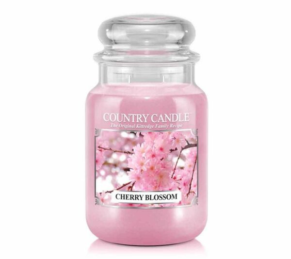 Country Candle Cherry Blossom Large (23 oz-Glas, 2-Docht)