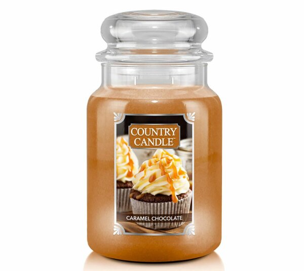 Country Candle Caramel Chocolate Large (23 oz-Glas, 2-Docht)