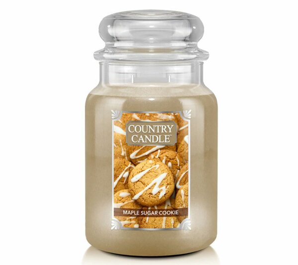 Country Candle Maple Sugar Cookie Large (23 oz-Glas, 2-Docht)