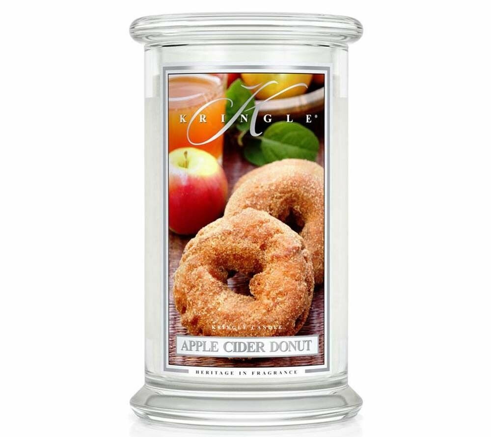Kringle Candle Apple Cider Donut Large (22 ozGlas, 2Docht), 34,95