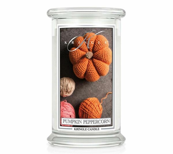 Kringle Candle Pumpkin Peppercorn Large (22 oz-Glas, 2-Docht)