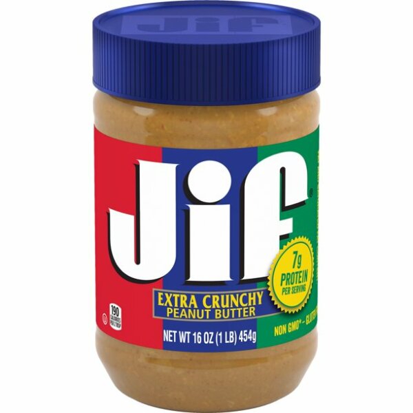 JIF Extra Crunchy Peanut Butter 454g