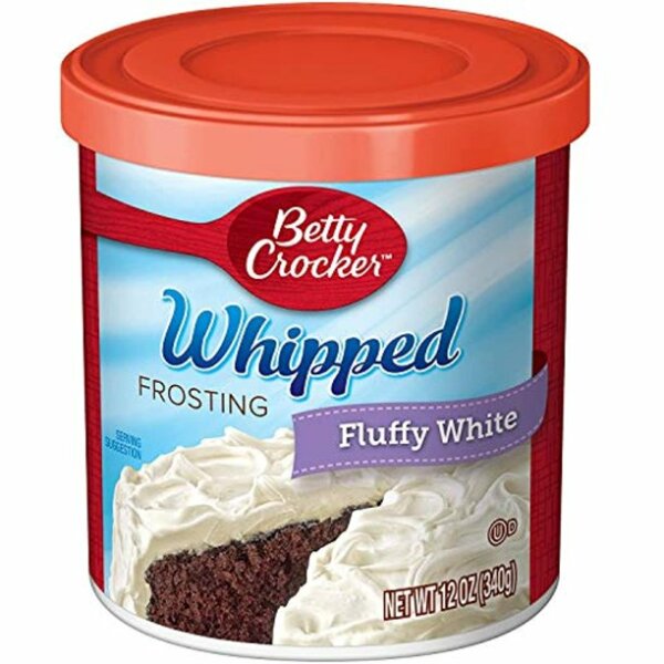 Betty Crocker Whipped Fluffy White 340g -MHD 12.10.22-