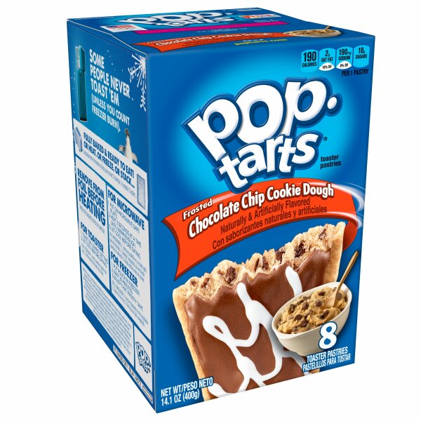 Pop Tarts Frosted Chocolate Chip Cookie Dough 384g