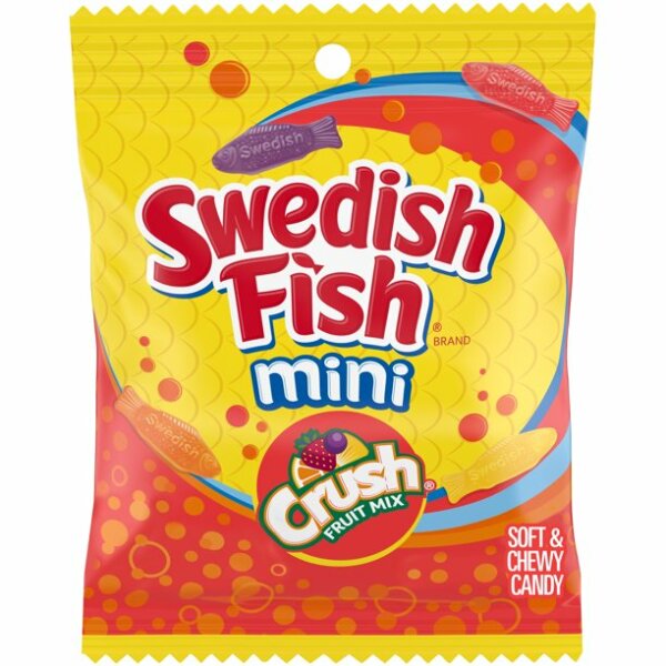 Swedish Fish Mini Cruch Mix 141g