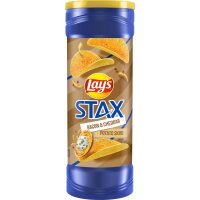 Lays Stax Potato Skins Cheddar Bacon 156g