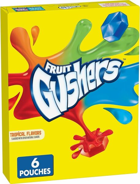 Betty Crocker Fruit Gushers Tropical Flavors 136g  -MHD:23.06.24-