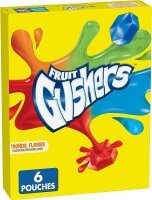 Betty Crocker Fruit Gushers Tropical Flavors 136g...