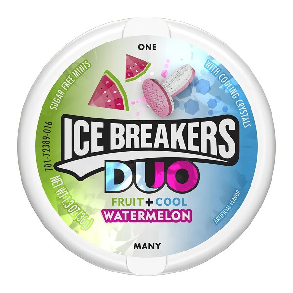 Ice Breakers Fruit+Cool Watermelon Sugar Free 36g