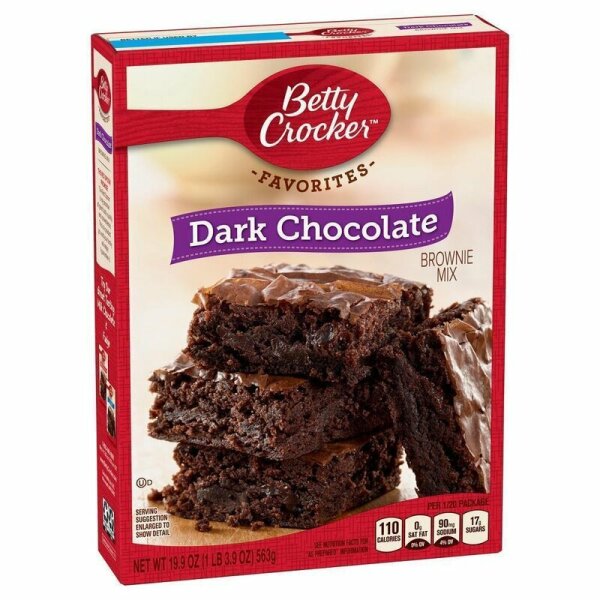 Betty Crocker Dark Chocolate Brownie Mix 564g