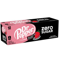 Dr Pepper Strawberries & Cream Zero 12 Pack