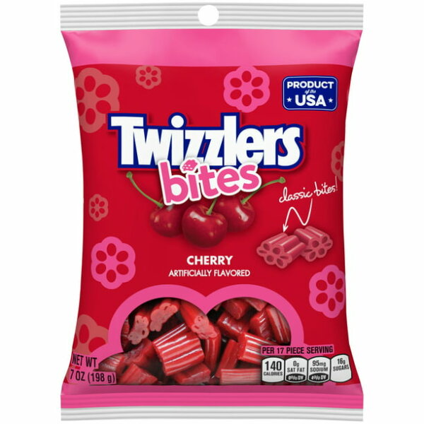 Twizzlers Bites Cherry 198g