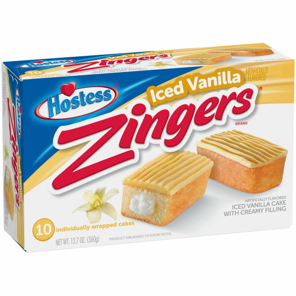 Hostess Zingers Iced Vanilla 360g