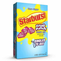 Starburst Fruit Punch Singles to Go Zero Sugar 16.6g