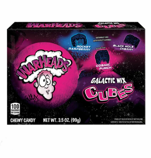 WarHeads Galactic Mix Cubes 99g