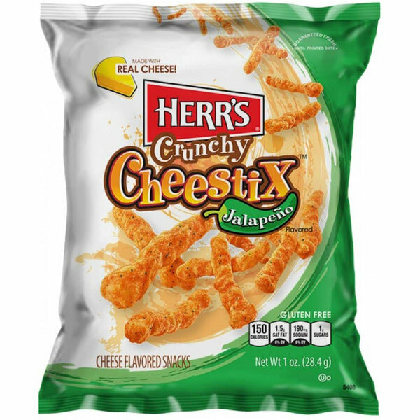 Herrs Crunchy Cheestix Jalapeno 227g