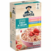 Quaker Instant Oatmeal - Fruit & Cream 240g