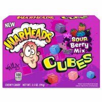 WarHeads Cubes Sour Berry Mix 99g -MHD:30.10.2025-