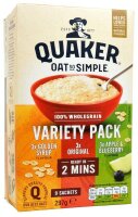 Quaker Instant Oatmeal - Variety Pack 297g