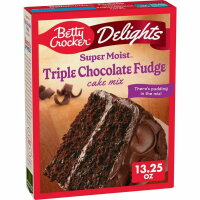 Betty Crocker Super Moist Triple Chocolate Fudge Cake Mix...