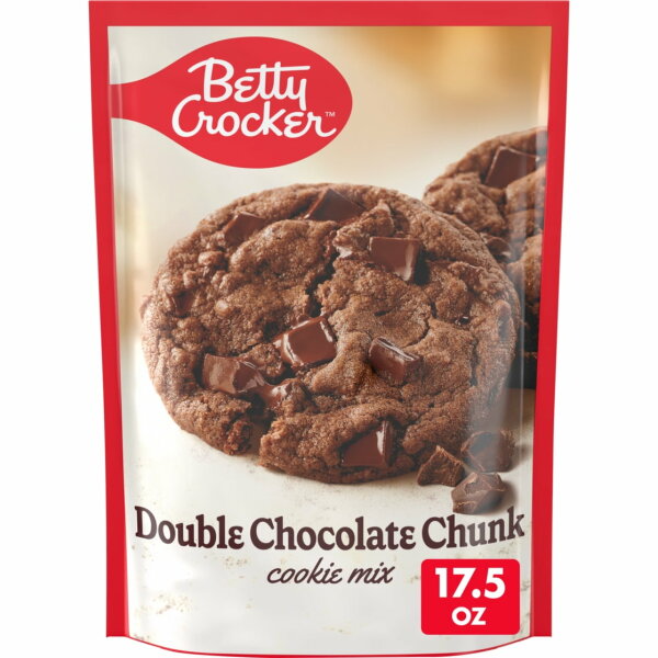 Betty Crocker Double Chocolate Chunk Cookie Mix 496g -MHD:26.12.2025-