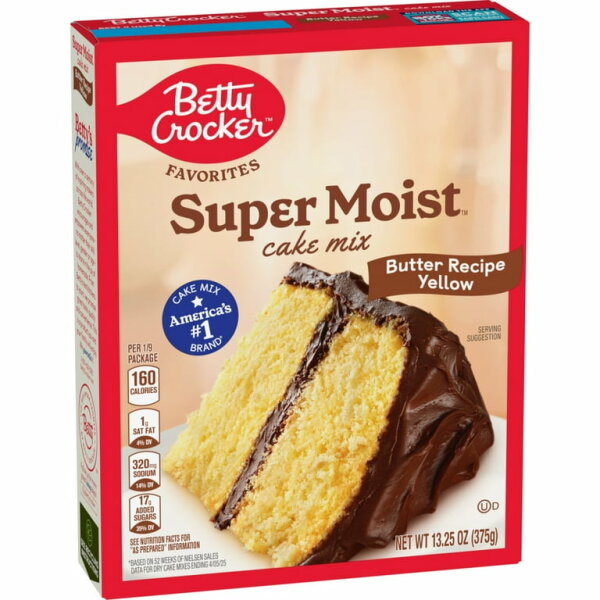 Betty Crocker Super Moist Butter Recipe Yellow Cake Mix 375g