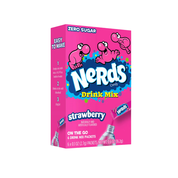Nerds Drink Mix Strawberry 16,2g- MHD:- 06.08.2026 -