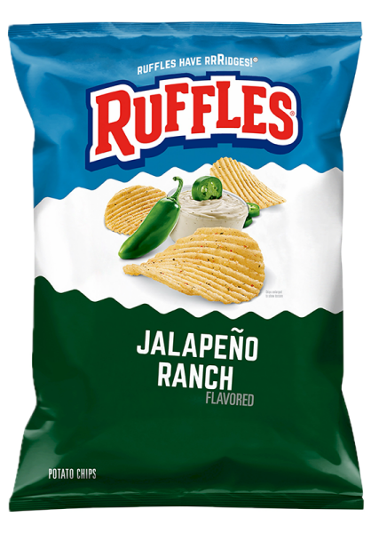 Ruffles Jalapeno Ranch 184g -MHD:  30.05.2026-