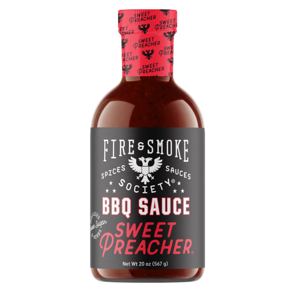 Fire & Smoke Sweet Preacher BBQ Sauce 567g