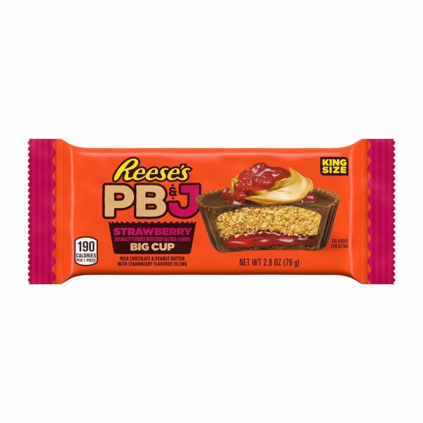 Reeses PB&J Strawberry Big Cup King Size 79g