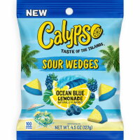 Calypso Sour Wedges Ocean Blue Lemonade 127g
